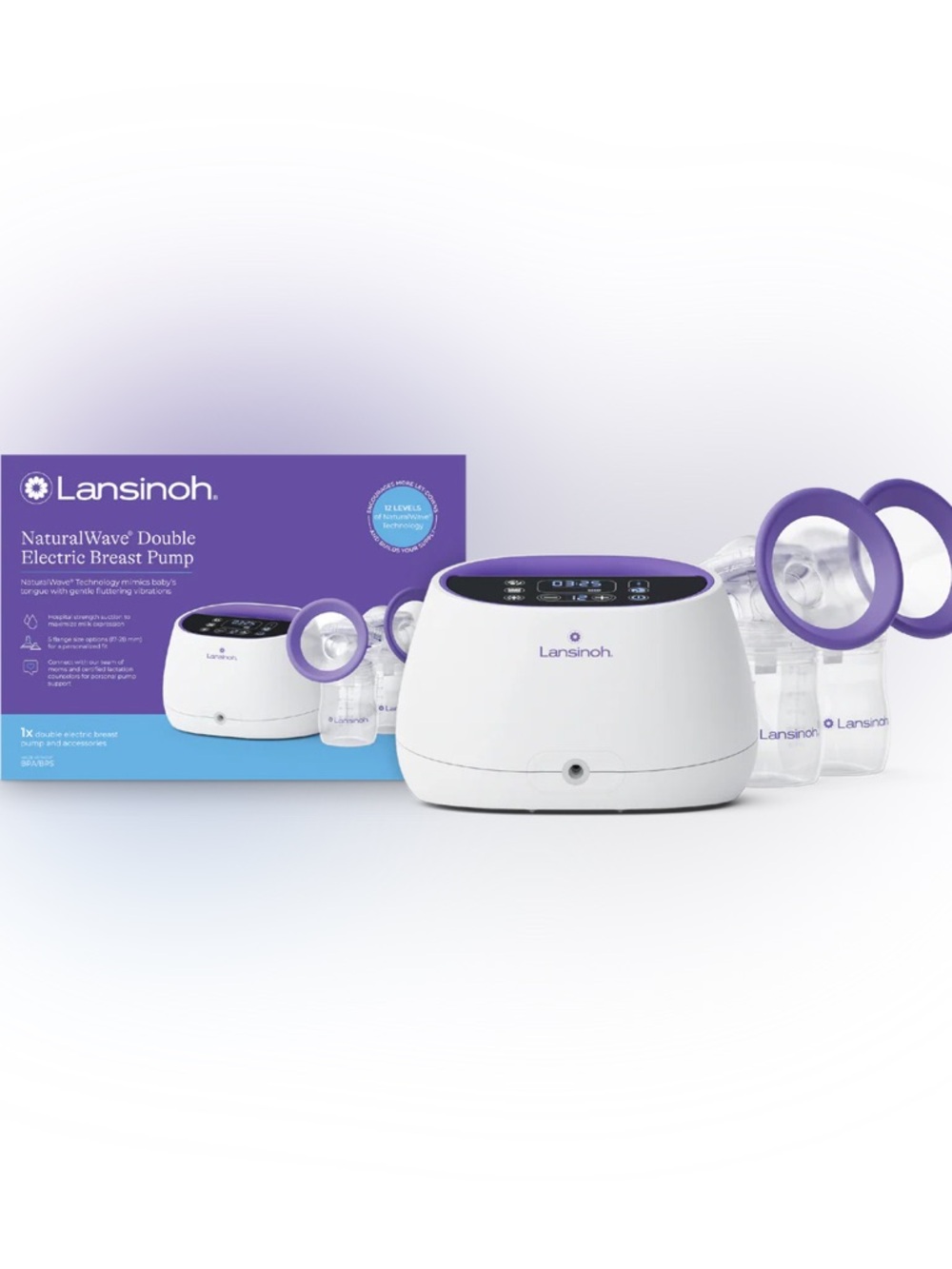 NaturalWave® Double Electric Breast Pump brand new